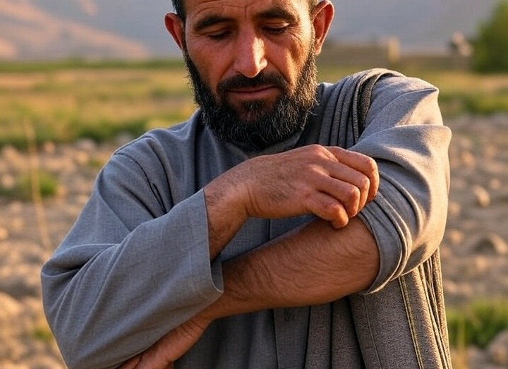 تداوی مرض اسکبیس (خارشتک یا گال) با لوشن پرمتری 